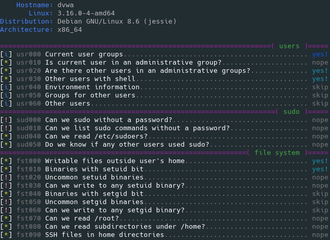 Linux Smart Enumeration